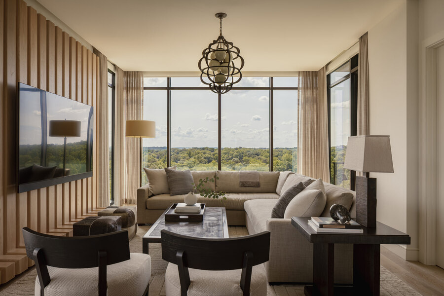Warm, sunlit living room representing the four ways to start working with a design professional